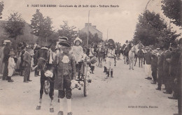 I11- 44) NORT SUR ERDRE - CAVALCADE DU 28 AOUT 1910 - VOITURE FLEURIE - ( 2 SCANS ) - Nort Sur Erdre