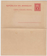 PARAGUAY - 2c OLD UNUSED POSTAL STATIONERY LETTER CARD-Kartenbrief *  (28643 - Paraguay