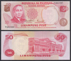 PHILIPPINEN - PHILIPPINES 50 Pesos Pick 151a UNC (1) Sig.8    (28810 - Autres - Asie