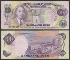 PHILIPPINEN - PHILIPPINES 100 Pesos Pick 164a Sig.8 F (4)    (28801 - Sonstige – Asien