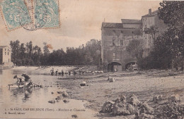 I20-81) SAINT PAUL CAP DE JOUX - TARN - LES MOULINS ET LA CHAUSSEE - LES LAVANDIERES - EN 1907 - Saint Paul Cap De Joux