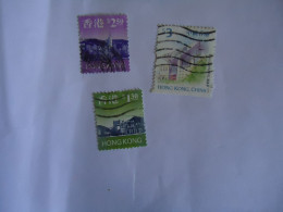 HONG  KONG  USED STAMPS  BUILDING 3 - Otros & Sin Clasificación