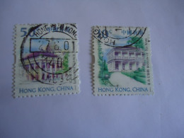 HONG  KONG  USED  STAMPS  BUILDING 2 - Autres & Non Classés