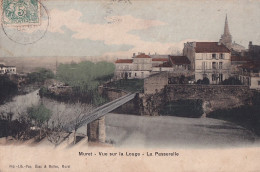 I31-31) MURET - VUE SUR LA LOUGE - LA PASSERELLE  - EN  1907 - Muret