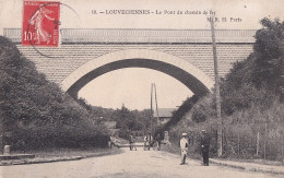 A10-78) LOUVECIENNES - LE PONT DU CHEMIN DE FER - ANIMEE  - Louveciennes