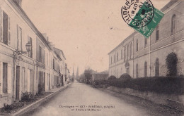 A20-24) RIBERAC - DORDOGNE - HOPITAL ET AVENUE DE SAINT MARTIN - EN 1908 - Riberac