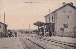 A21-13) PELISSANNE - PERSPECTIVE  DE LA GARE - ( 2 SCANS ) - Pelissanne