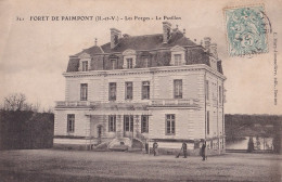  A25-35) FORET DE PAIMPONT - LES FORGES - LE PAVILLON - ANIMATION -  JARDINIERS - Paimpont