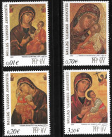 GREECE 2005 The Holy Mother Of God Complete MNH Set Vl. 2317 / 2320 - Nuovi