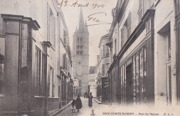 A12-77) BRIE COMTE ROBERT - RUE DE L ' EGLISE - ANIMEE - ( 2 SCANS ) - Brie Comte Robert