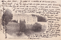  A20-24) RIBERAC - DORDOGNE - CHATEAU DE MONTARDIT - EDIT. SENGENCE PERIGUEUX - EN  1901 - ( 2 SCANS ) - Riberac