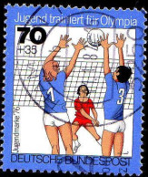 RFA Poste Obl Yv: 734 Mi:885 Jugendmarke Volley-ball (Beau Cachet Rond) (Thème) - Voleibol