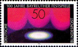 RFA Poste N** Yv: 745 Mi:896 Bayreuther Festspiele (Thème) - Muziek
