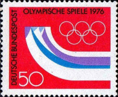 RFA Poste N** Yv: 724 Mi:875 Olympische Spiele (Thème) - Winter 1976: Innsbruck