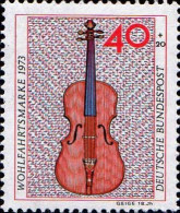 RFA Poste N** Yv: 633 Mi:784 Wohlfahrtsmarke Geige (Thème) - Muziek