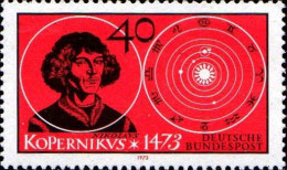 RFA Poste N** Yv: 608 Mi:758 Kopernikus (Thème) - Astronomie