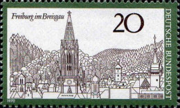 RFA Poste N** Yv: 519 Mi:654 Freiburg Im Breisgau (Thème) - Iglesias Y Catedrales