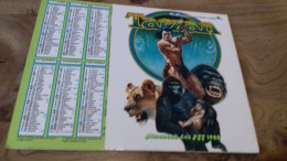 155/ CALENDRIER ALMANACH TARZAN 1988 RARE TRES BONNE ETAT - Groot Formaat: 1981-90