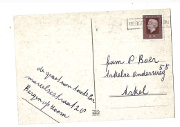 Griffe "Bergen Op Zoom" Sur Carte Postale. - Postal History