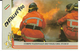 Pompieri Italia Corpo Nazionale Dei Vigili Del Fuoco Intervento Di Spegnimento 1999 (v.retro/annullo-poste) - Pompieri