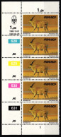 Südwestafrika 487 Postfrisch Fünferstreifen Wildtiere #IP562 - Namibie (1990- ...)