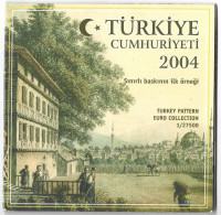 SERIE € ESSAIS 2004 . TURQUIE . - Private Proofs / Unofficial