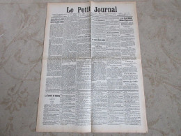 PRESSE FAC SIMILE 19 Le PETIT JOURNAL 09.04.1904 MANIFESTATIONS GREVE A AMIENS - Le Petit Journal