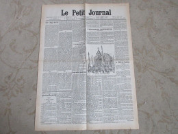 PRESSE FAC SIMILE 06 Le PETIT JOURNAL 20.03.1900 EXPO PARIS PORTE MONUMENTALE - Le Petit Journal