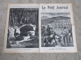 PRESSE FAC SIMILE 11 Le PETIT JOURNAL 08.12.1901 La MONTRE DECIMALE Les BOERS    - Le Petit Journal