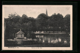 AK Nienburg A. W., Partie An Der Aue  - Nienburg