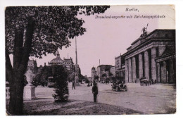 Postkarte: Berlin, Brandenburgertor Mit Reichstagsgebäude Von Berlin - Non Classificati