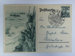 Postkarte / Ganzsache Mit Stempel: 50. Geburtstag Des Führers, 20.4.1939, Braunau Von Propagandaansichtskarte -... - Non Classificati