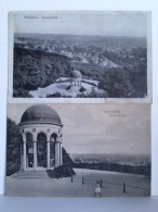 2 Postkarte: Wiesbaden Totalansicht / Nerobergtempel Von Wiesbaden - Ohne Zuordnung