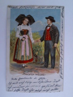 Postkarte: Trachten Im Elsass Von Trachten - Non Classificati