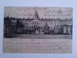 Postkarte: Karlsruhe I. B. - Schloss Von Karlsruhe - Non Classificati