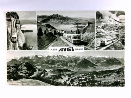 Postkarte: Blick Vom Rigi-Kulm (1800 M) Auf Urner-, Unterwaldner- U. Berneralpen Von Arth-Rigi-Bahn - Ohne Zuordnung