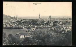 AK Deggendorf, Ortsansicht Aus Der Vogelschau  - Deggendorf