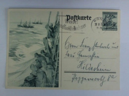 Postkarte / Ganzsache Mit Stempel: Werdet Rundfunkteilnehmer Von Propagandaansichtskarte - Deutsches Reich - Non Classés