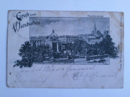 Postkarte: Gruß Aus Wiesbaden - Kochbrunnen Von Wiesbaden - Non Classés