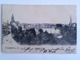 Postkarte: Frankfurt A. M. - Total-Ansicht Von Frankfurt Am Main - Ohne Zuordnung