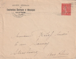 France Entier Postal Privé 50c Rose Semeuse Lignée Intérieur Rose - Standard Covers & Stamped On Demand (before 1995)