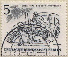 Berlin Poste Obl Yv:305/309 Berlin Au XIXème Siècle (TB Cachet Rond) - Used Stamps
