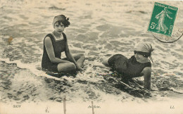 Au Bain, 1900 (scan Recto-verso) KEVREN0100 - Schwimmen