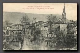 Saint Antonin, Le Pont Et L'Eglise, Vue Generale (scan Recto-verso) KEVREN0150 - Saint Antonin Noble Val