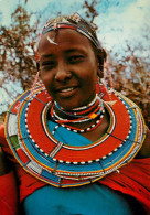 AFRIQUE KENYA Masai WOMAN Portrait Femme Bijoux Ed Kenya Stationers Ph Dino Sassi (scan Recto-verso) KEVREN0175 - Kenya