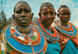 AFRIQUE KENYA MASAI Woman Bijoux 3 Femmes  Ed Kenya Stationers Ph Dino Sassi (scan Recto-verso) KEVREN0175 - Kenya