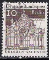 Berlin Poste Obl Yv:271 Mi:272 Zwinger Dresden Sachsen (Dents Courtes) - Usados