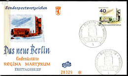 Berlin Poste Obl Yv:234 Mi:258 Berlin Regina Martyrum (TB Cachet à Date) Fdc Berlin 20-8-65 - Other & Unclassified