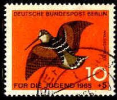Berlin Poste Obl Yv:226 Mi:250 Für Die Jugend Waldschnepfe (cachet Rond) - Usados