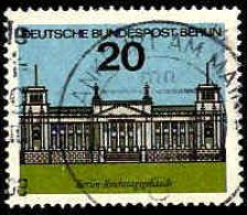 Berlin Poste Obl Yv:213 Mi:236 Berlin-Reichstagsgebäude (TB Cachet Rond) - Gebraucht